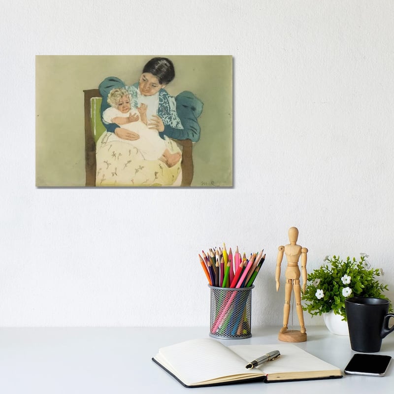 iCanvas "The Barefooted Child, C. 189697 (colour aquatint & drypoint